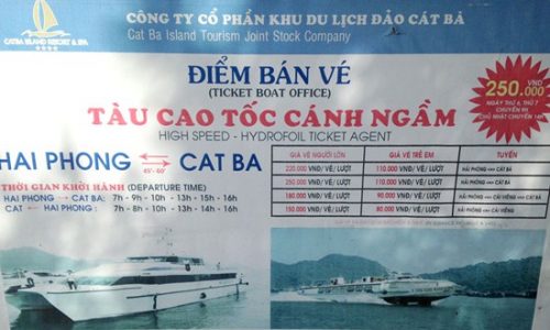 Tổng hợp những phương tiện đi đảo Cát Bà - Giá vé - Lịch trình Tổng hợp những phương tiện đi đảo Cát Bà - Giá vé - Lịch trình